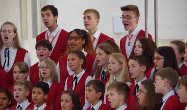 Aufnahme bei einem Konzert der Jungen Chöre München